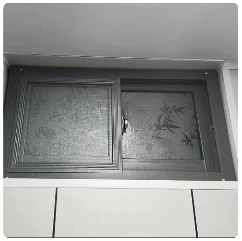 铝合金左右推拉窗户农村自建房用通风窗厕所窗厨房窗卧室窗推拉窗